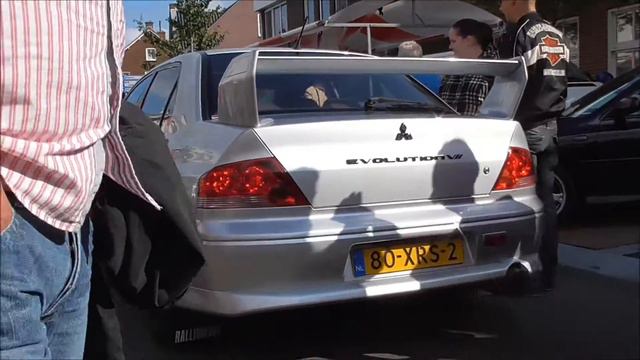 Mitsubishi Lancer Evolution VII Exhaust Sound And Driving Away