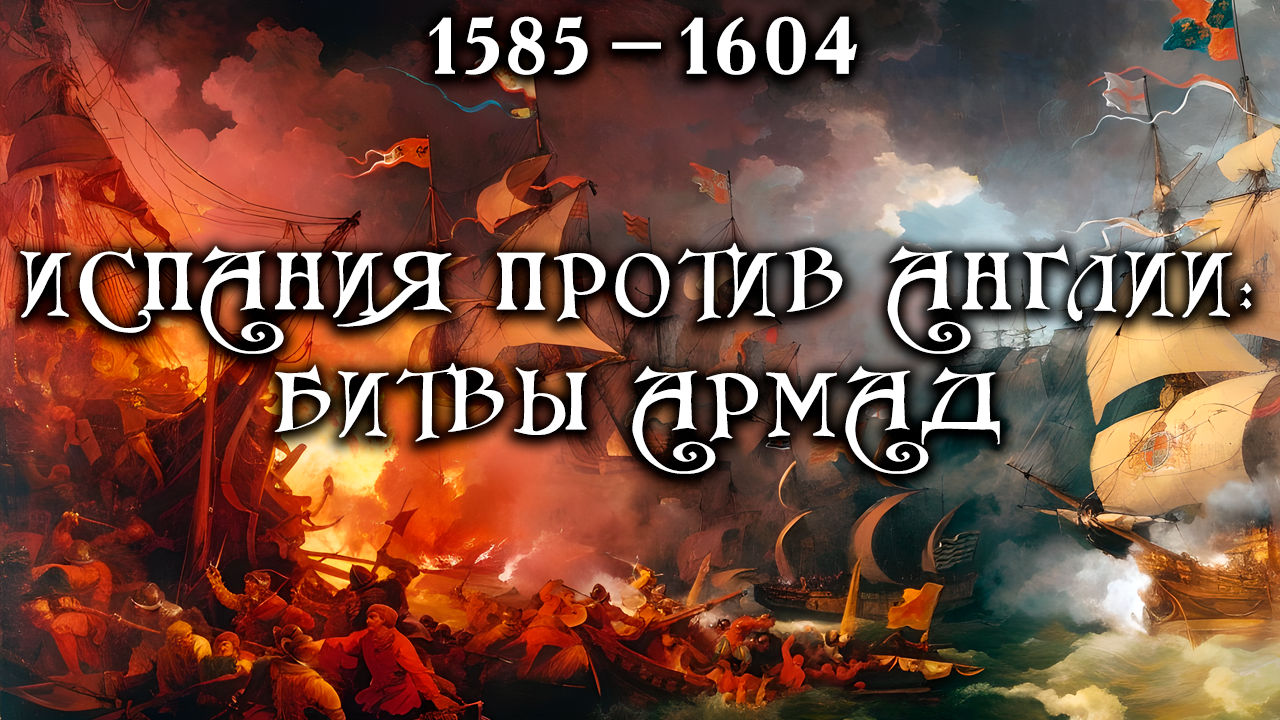 Англо-испанская война (1585—1604) - Битвы армад (все части) [Kings and Generals Translation] смотреть онлайн