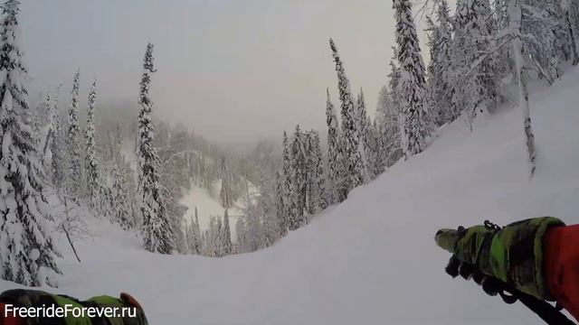 Фрирайд в Лужбе, Кончик, 6.01.2020 Freeride Forever Геннадий Мелехин смотреть онлайн