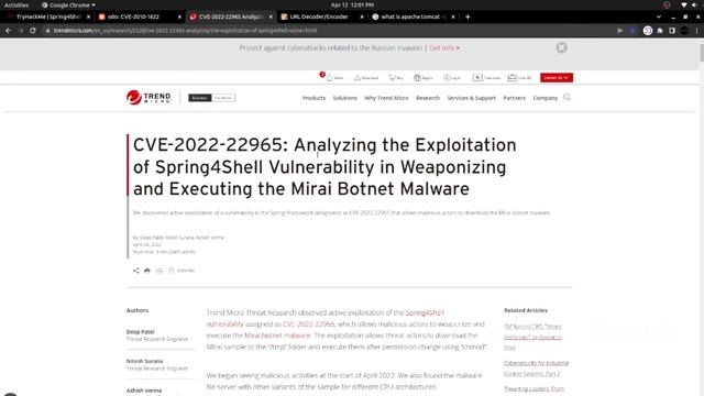 Spring4Shell: CVE-2022-22965 Explained | Vulnerability смотреть онлайн