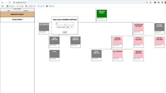 Familytreedemo using react-d3-tree смотреть онлайн