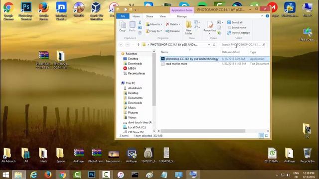 تحميل الفوتوشوب مفعل مدى الحياة / Photoshop CC 14.1.1 смотреть онлайн