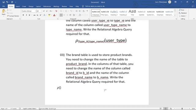 Data Base Task 41 | 1st Year | Semester 01 | Java Institute смотреть онлайн