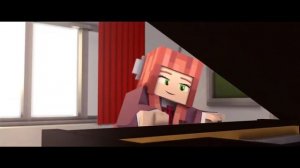 Майнкрафт анимация ''Just Monika'' на русском