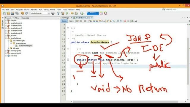 Introduction to Java + Installing Java JDK and NetBeans Write Our First Java Code------(JavaEndGame смотреть онлайн
