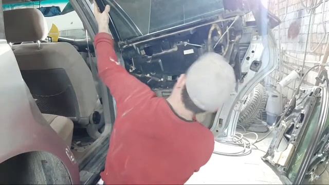 Сборка авто после покраски Ауди а6 смотреть онлайн