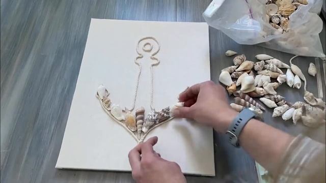 Anchor Love DIY Seashell Art смотреть онлайн