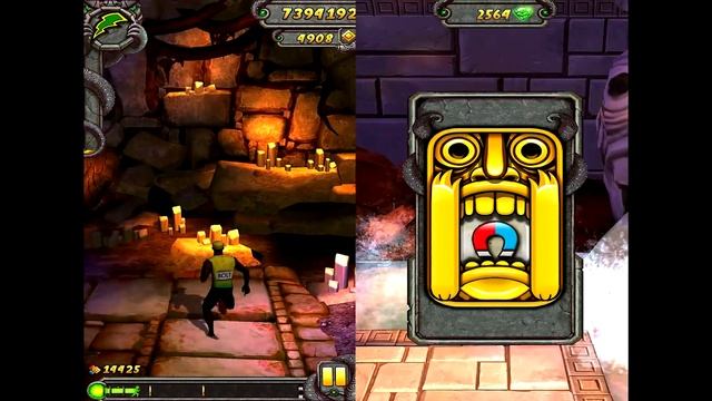 Temple Run 2 Jungle Fall VS Blazing Sands Android iPad iOS Gameplay HD смотреть онлайн
