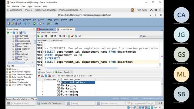 98 Convertir datos con SELECT INTERSECT en Oracle: Tutorial paso a paso | Oracle смотреть онлайн