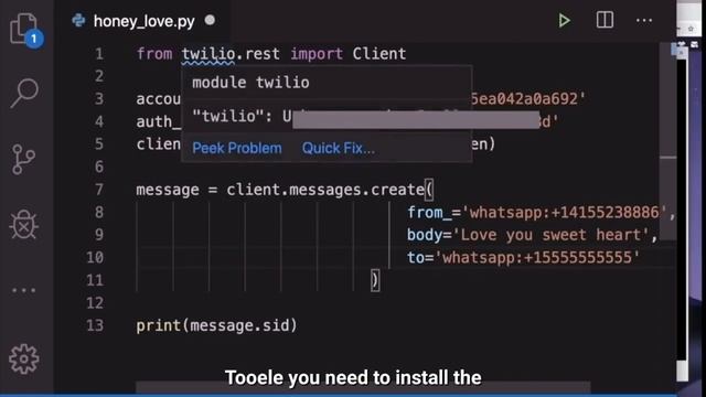 How to send whatsapp message by using Python language смотреть онлайн