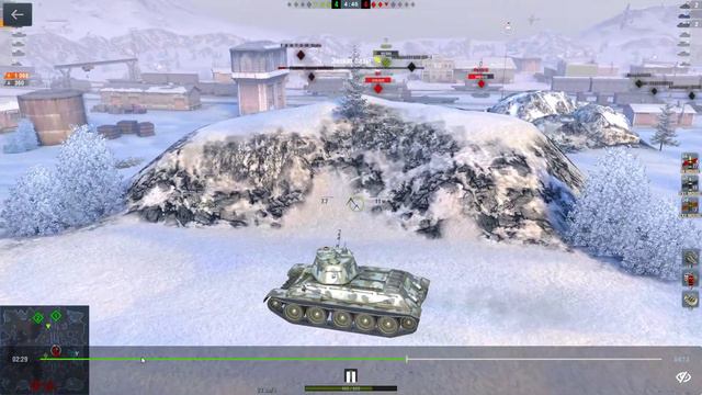 WOT Blitz бой на Мастера Т-34 смотреть онлайн