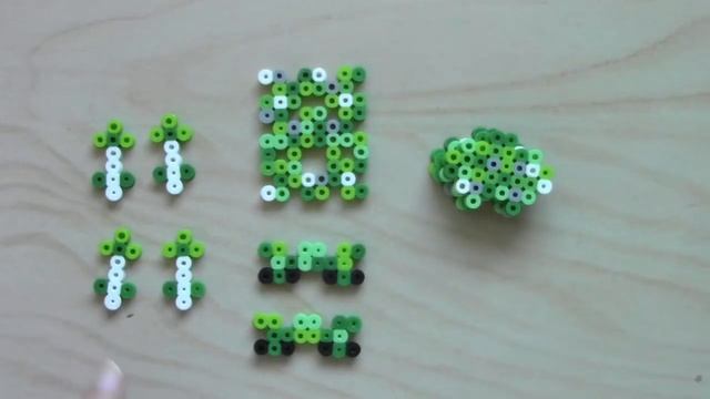 3D Perler Bead Minecraft Creeper Figure (FULL TUTORIAL) смотреть онлайн