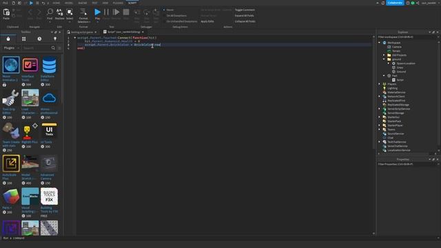 How to make something happen when it's touched | Roblox Studio Tips #12 смотреть онлайн