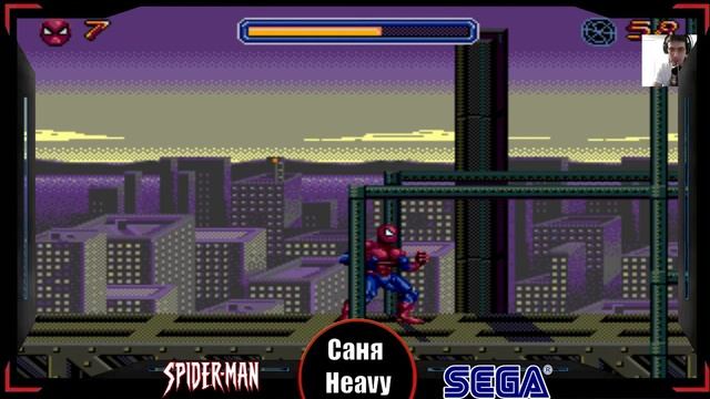 Паучок против злодеев - Spider Man the Animated Series (SEGA полное прохождение) смотреть онлайн