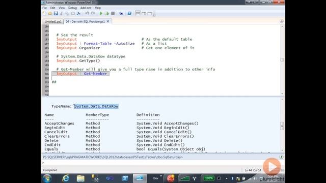 Invoke-Sqlcmd cmdlet in SQL Server with PowerShell смотреть онлайн