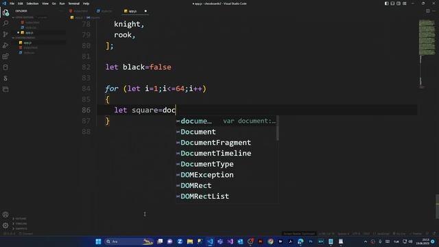 How to Create Chess Board and Place Pieces using HTML,CSS and JAVASCRIPT смотреть онлайн