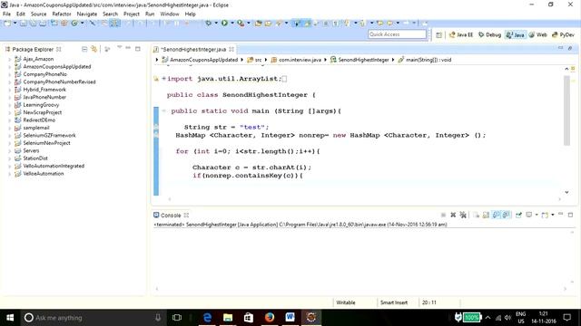 Selenium Interview Questions and Answers ~ java find first non repeating charcater in a String смотреть онлайн