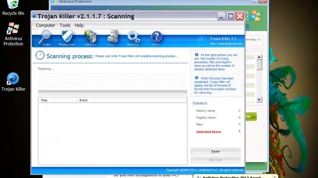 Antivirus Protection 2012 Removal With Trojan Killer