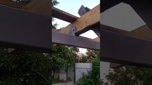 навес на 2 авто своими силами( без опыта).