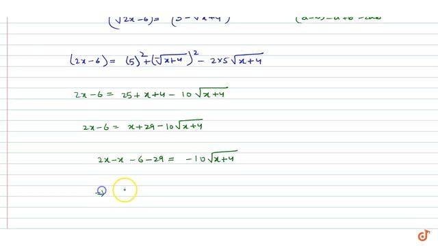 Solve : `sqrt(2x-6)+sqrt(x+4)=5.` смотреть онлайн