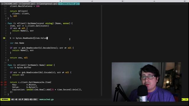 Golang Microservices: Caching with memcached смотреть онлайн