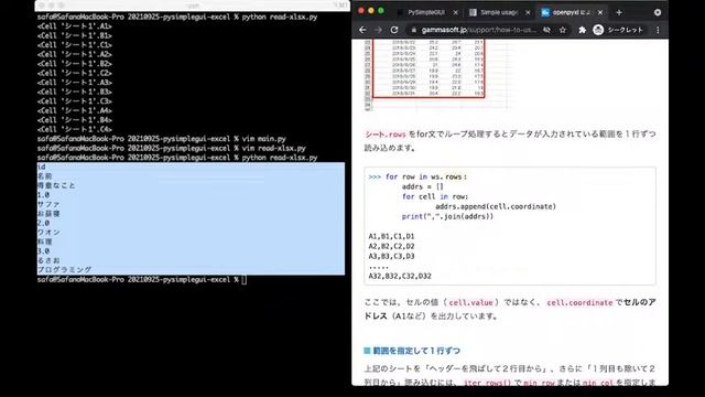 【PySimpleGUI + openpyxl】PythonでExcelの内容をGUIに表示させたい #1 インストールと動作確認 смотреть онлайн