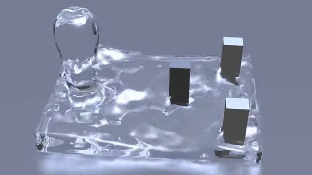Моя первая анимация в blender (Симуляция воды) смотреть онлайн