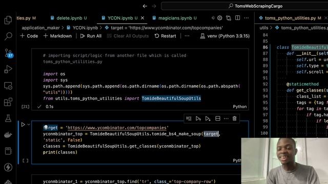 Y Combinator Top Companies Scrape Python смотреть онлайн