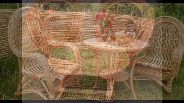 Плетеная мебель своими руками. Плетеная мебель из лозы. смотреть онлайн
