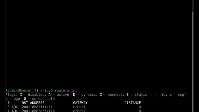 IPv6 Static Routing On Mikrotik RouterOS