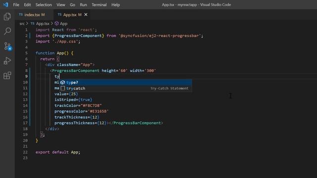 Getting Started with the React Progress Bar Component смотреть онлайн