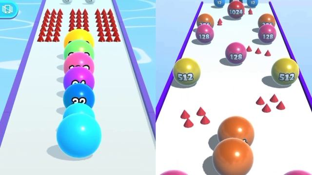 Battle 2 mobile games Ball Run 2048 and Ball Merge 2048. Indicate the winner in the comments смотреть онлайн