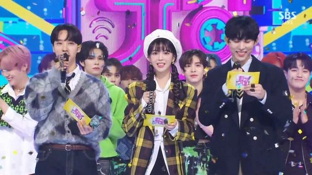 (G)I-DLE "Nxde" 9th Win on Inkigayo (w/ MC Gikwang Roh Jeong Eui Seo Bum June) 인기가요 인터뷰 이기광 노정의 서범준 смотреть онлайн