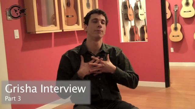 Flamenco Guitarist Grisha Goryachev Interview, Part 3 of 7 at Guitar Salon International смотреть онлайн