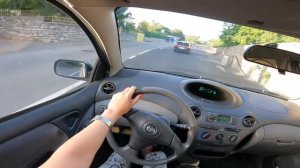 2002 Toyota YARIS 1,3 VVT-i 63kW TEST DRIVE (POV)