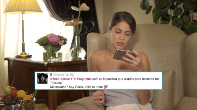 Ответы на вопросы Тини 3 часть: "Когда я впервые поцеловалась?" | Tini Stoessel смотреть онлайн