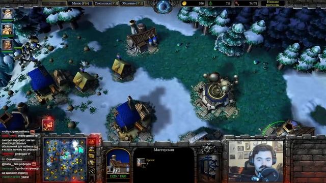 СЕРЕБРЯНАЯ КНОПКА YOUTUBE: Foggy + Wanderbraun против трёх зрителей в Warcraft 3 Reforged