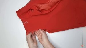 Как уменьшить плечо на куртке