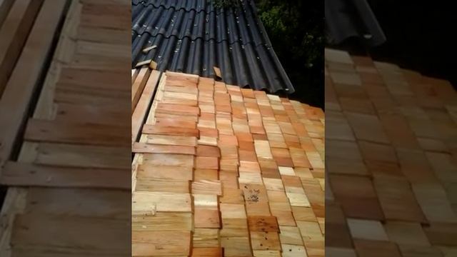Монтаж деревянной черепицы смотреть онлайн