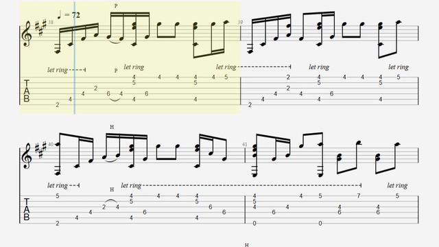 My Immortal TAB - fingerstyle guitar tabs (PDF + Guitar Pro) смотреть онлайн