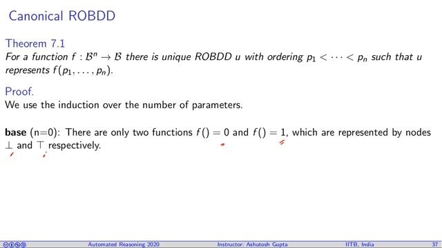 Lecture 07-2 Reduced ordered binary decision diagram (ROBDD) смотреть онлайн