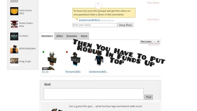 Roblox giving robux in group funds смотреть онлайн