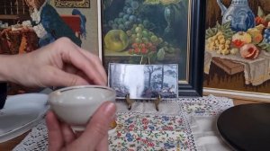 Распаковка с блошинного  рынка Германии.  Антикварный немецкий фарфор,  картины.