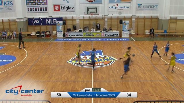 2023-24 WABA SuperLeague R3: Cinkarna Celje-Montana 2003 101-74 (24/01) смотреть онлайн