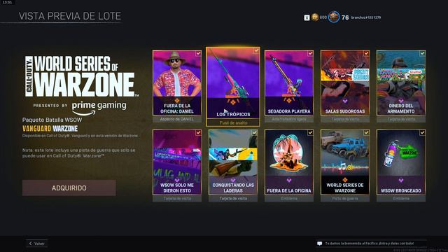 *NUEVA* RECOMPENSA GRATIS PARA WARZONE!🎉 - EL MEJOR LOTE GRATIS CON PRIME GAMING! смотреть онлайн