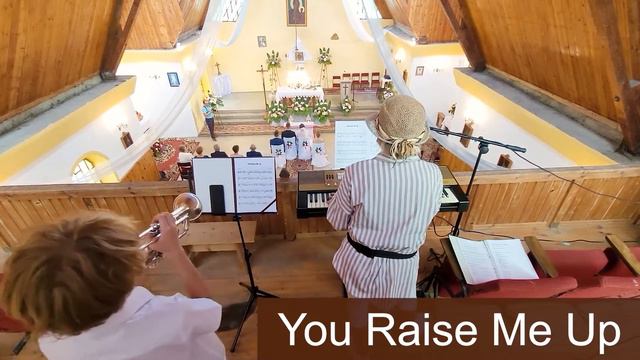 You Raise Me Up I Trumpet & Easy Piano Sheet Music I Ala & Szymon Urbanowicz (13y) Wedding Song смотреть онлайн