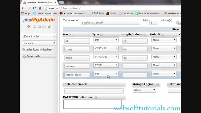 php tutorials in hindi / urdu - 44 - create table in php mysql смотреть онлайн