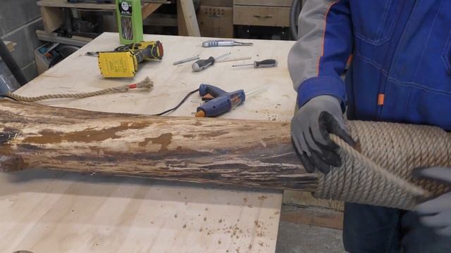 Уникальное столярное изделие из бревна | Для кошки / большой кошки смотреть онлайн