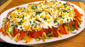 Простой рецепт запеченных овощей! Быстро и очень вкусно!