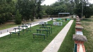 Полоса препятствий в сочетании с бегом 400м